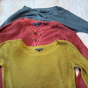 American Eagle Outfitters Women's Sweater Trio